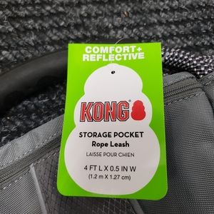 kong storage pocket rope leash